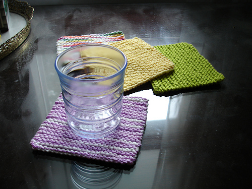 Simple Garter Coaster