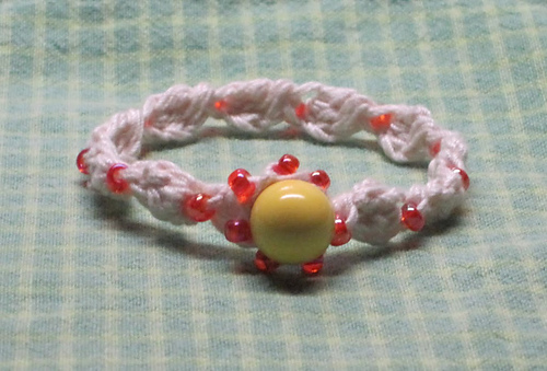 Beachy Little Bracelet #2:  Shells