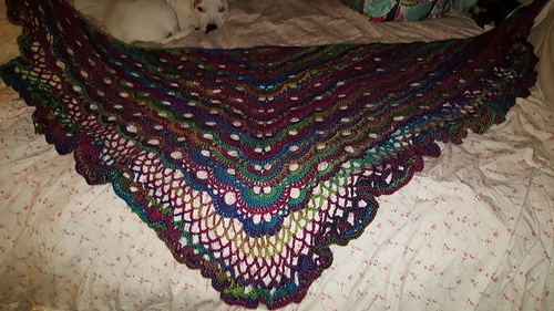 Lacy Border for Triangle Shawl