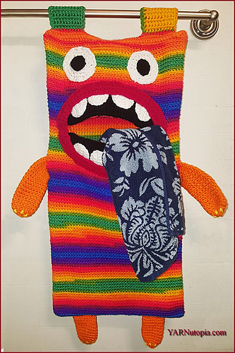 Munching Monster Laundry Bag
