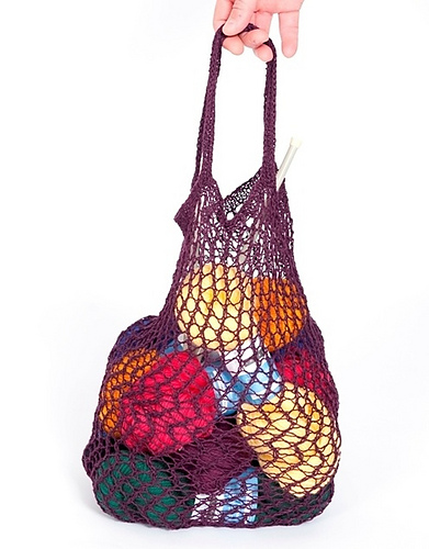 Linen Pouch Bag (Knitted)