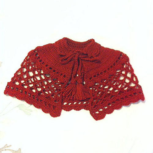 Mesh Lace Capelet