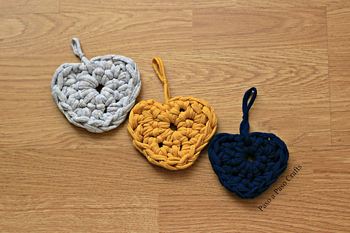 T-shirt Yarn Hearts