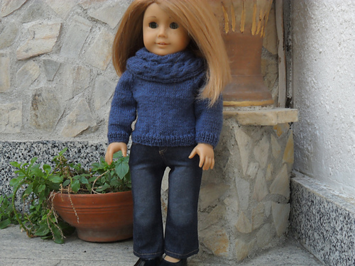 American Girl Doll School Sweater