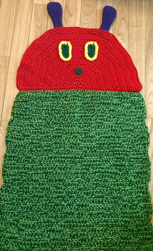 Caterpillar Baby Blanket, Rug, or Play Mat
