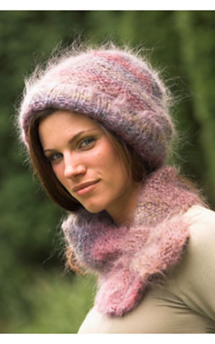 F335 Drifting Gardens Hat and Scarf