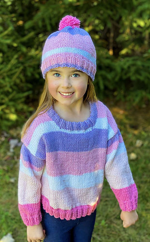 B119 Child's Sweater and Hat Set