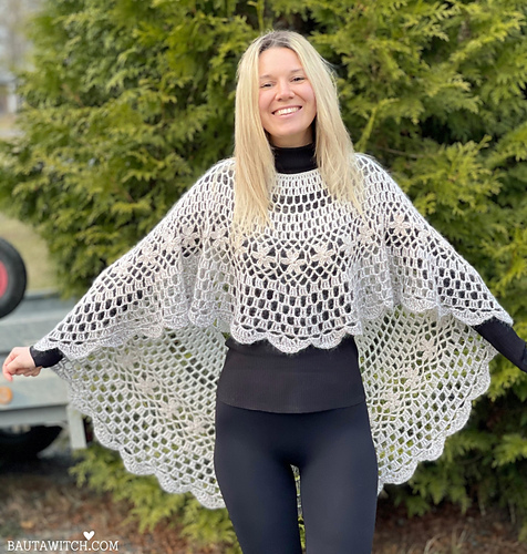 Romantic Asymmetrical Poncho