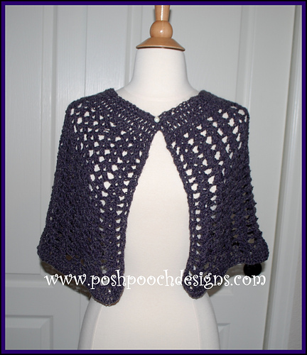 Lady Sybil's Lace Cape Shawl