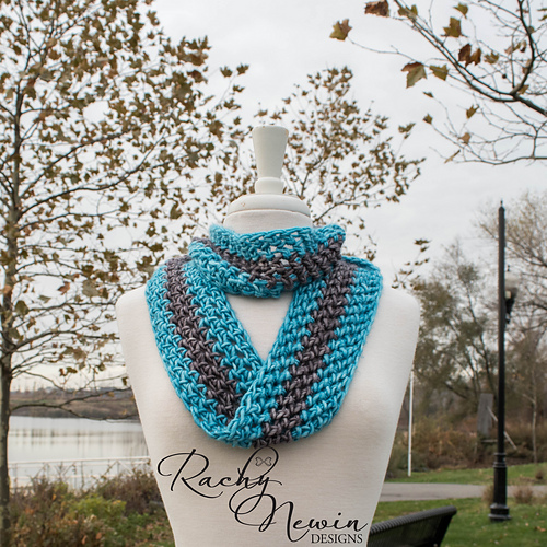 Herringbone HDC Scarf