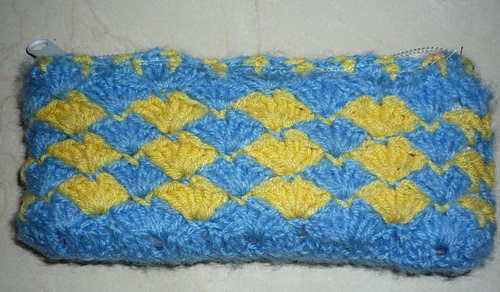shell stitch pencil case