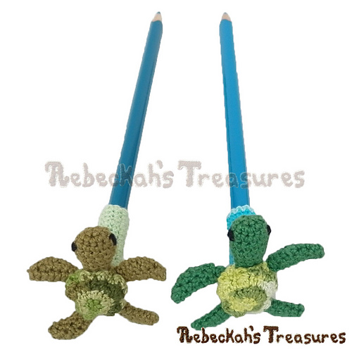 Pencil Topper Turtle Friend