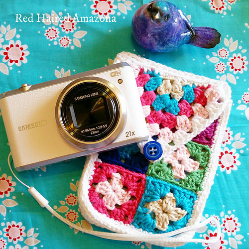 Mini Granny Square Camera Case