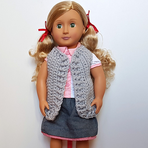 Simple Vest for Dolly