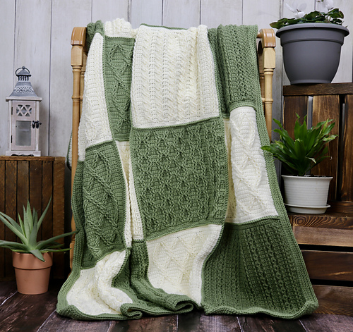 Crazy for Cables Blanket