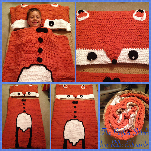 Kid's Fox Sleeping Bag