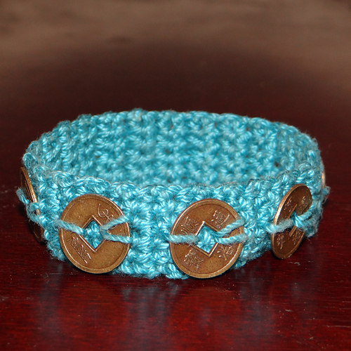 Chinese replica coin soft bangle bracelet