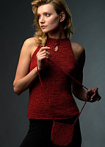 Diamond Cocktail Top with Little Bag