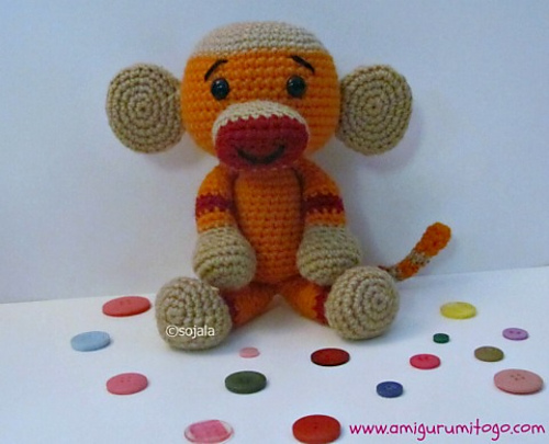 Sock Monkey Doll