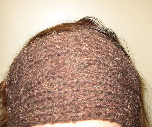 Cabled Earwarmer and Fingerless Mitts