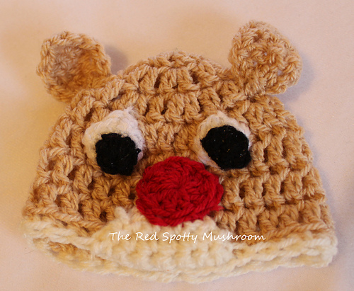 Baby Deer Rudolph Hat