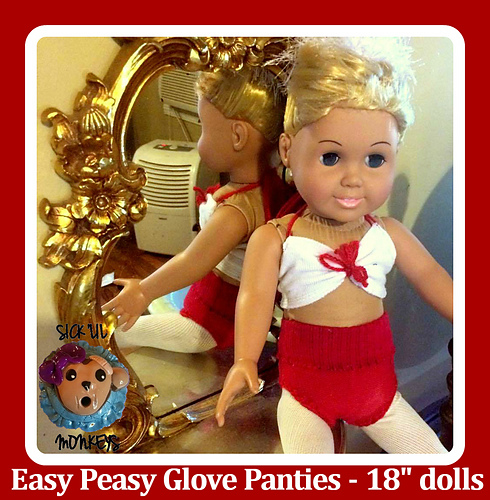 Easy Peasy Glove Panties & Cuff Tube Top