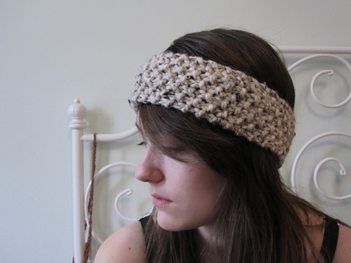 Seed Stitch Headband
