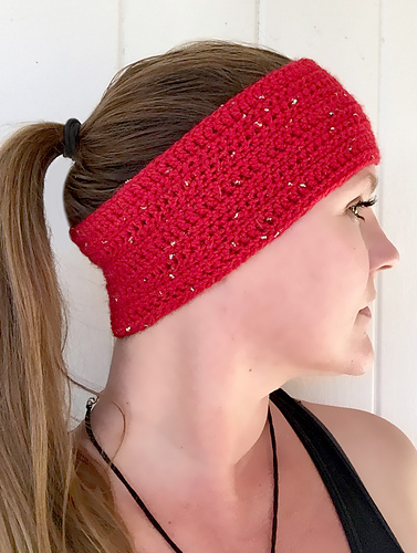 Sparkle Motion Crochet Headband