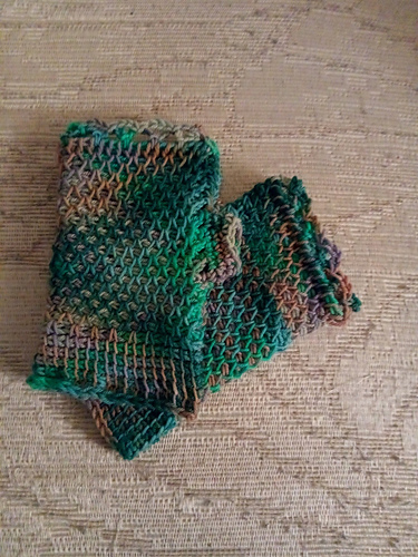 Mermaid Scale Fingerless Gloves