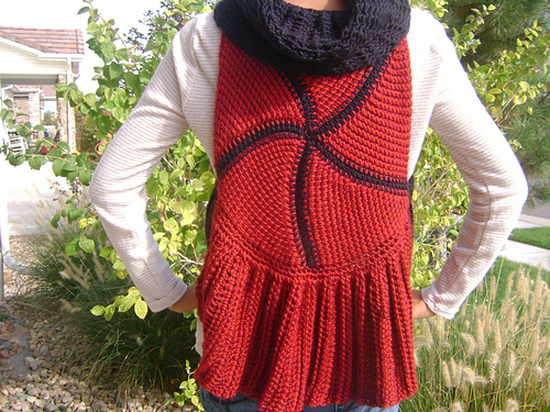 Starla Circle Crochet Multi-Way Vest