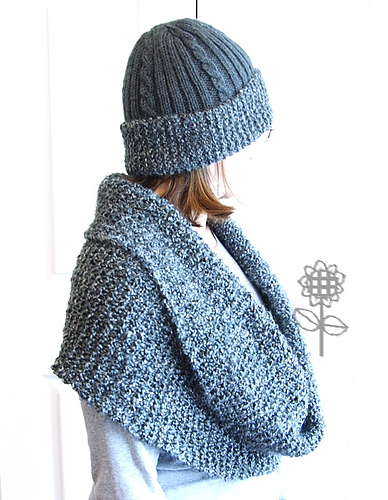 Cabled Hat & Cowl