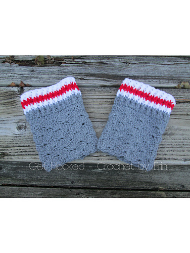 My Grey Sock Boot Cuffs