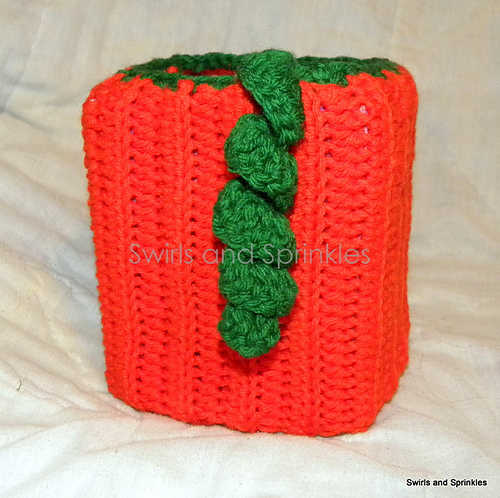 Pumpkin Tissue Box Kozie