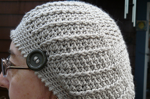 Slouchy Diagonal Chemo Hat