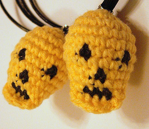 Tiny Crochet Skull