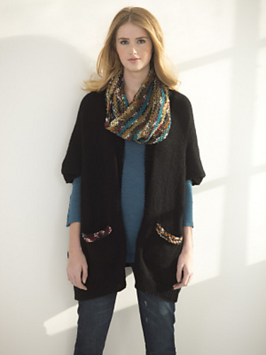 Easy Rectangle Cardigan & Cowl