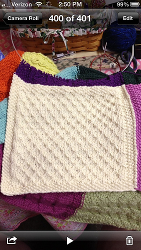 Faux Honeycomb Square