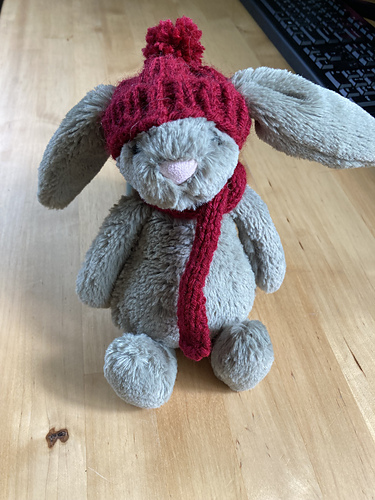 Jellycat Hat and Scarf