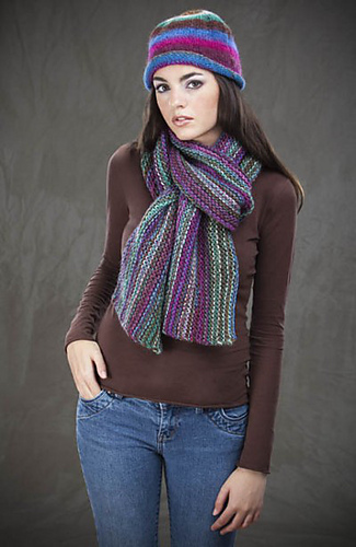 Bohemian Hat and Scarf Set