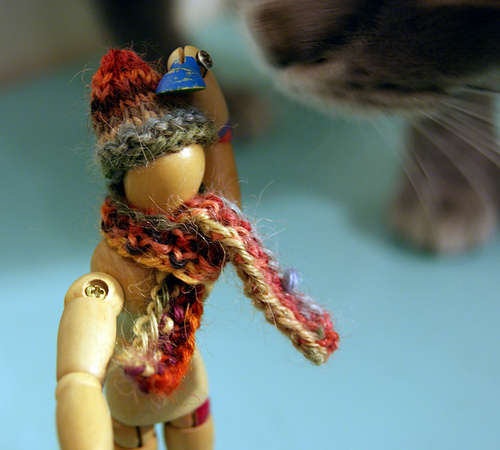 Miniature Hat and Scarf - Fingering Weight