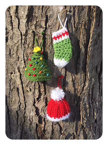 Christmas Ornaments Trio