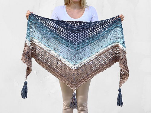 Shell Wave Shawl