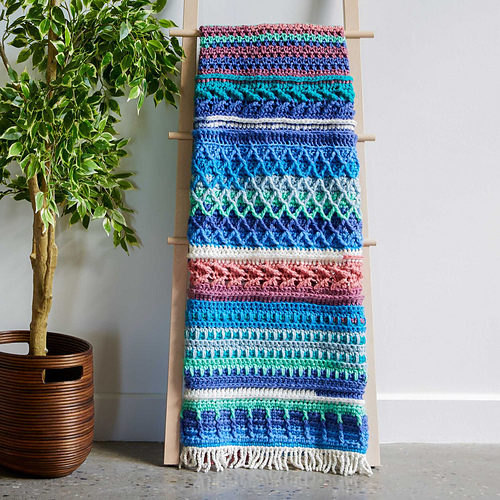 Sampler Blues Afghan