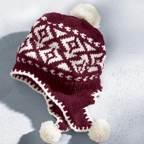 Modell 219/1 Damenmütze, Fäustlinge und Legwarmer