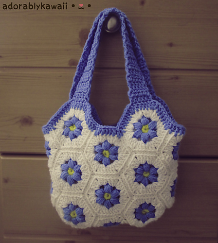 Flower Hexagon Bag