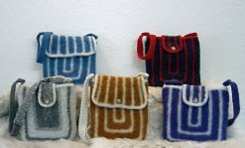 Around the World Felted Bag