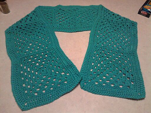 Large Granny Square Shawl