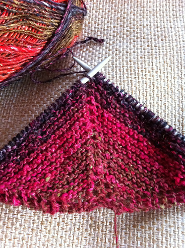 really simple shawlette