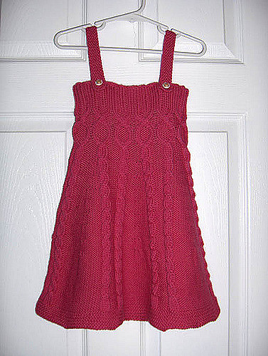 Girl's Cabled Jumper
