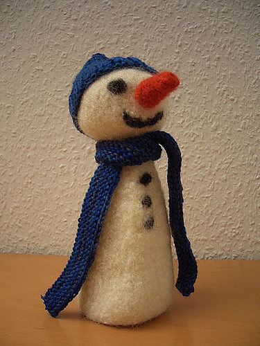 Felted Snowman